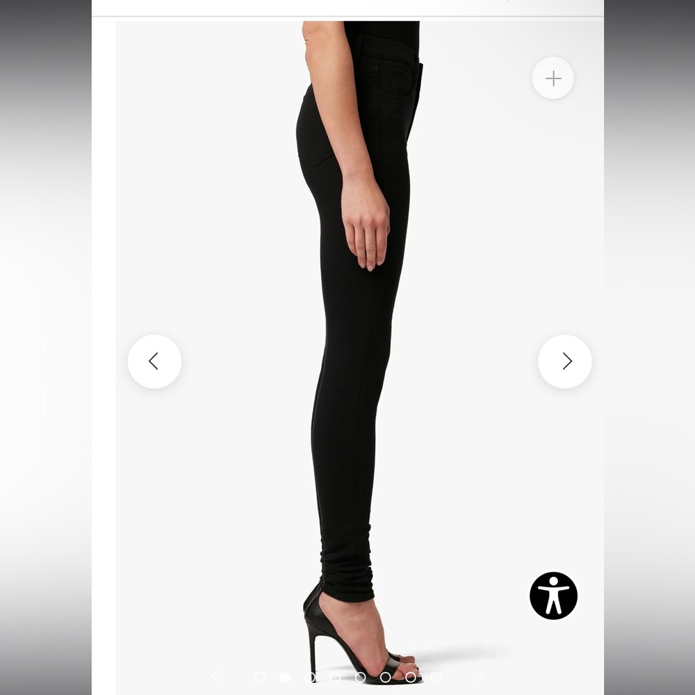 New THE TWIGGY
TALL HIGH RISE SKINNY // FLAWLESS // 34" INSEAM // BLACK size 23 - Picture 4 of 9